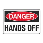 Danger Hands Off Decal